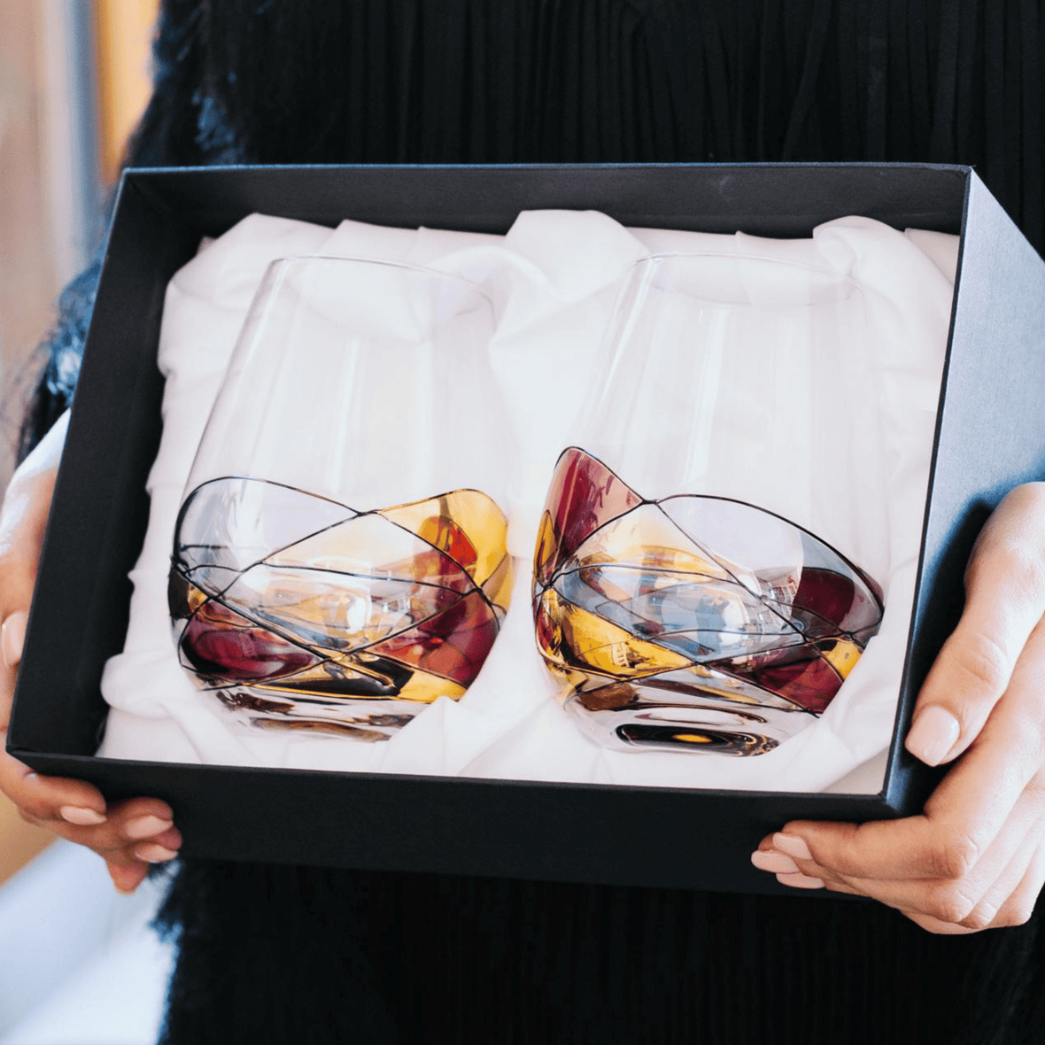 Cornet Barcelona SAGRADA Stemless Wine Glasses 5” Tall Replacement